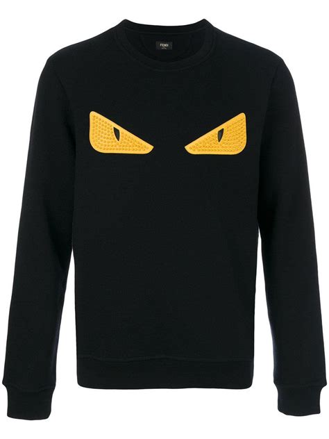 fendi eyes sweatshirt cat|fendi monster eyes hoodie.